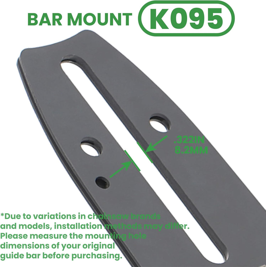 18 Inch CarbideCut Chainsaw Bar and Chain Combo, .325" Pitch, 050" Gauge, 72 Drive Links Fits Husqvarna 435, 440, 545, 345, 350, 51, 55 RANCHER, Oregon M72 584408 36892 and More