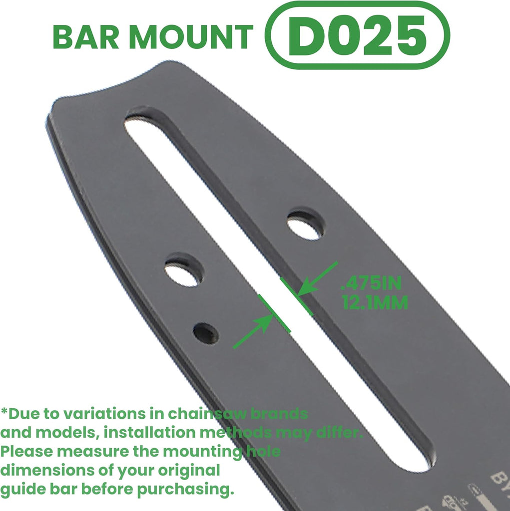 18 Inch CarbideCut Chainsaw Bar and Chain Combo, .325" Pitch, 063" Gauge, 74 Drive Links Fits Stihl MS271 Farm Boss, MS291, MS311, Oregon L74, 105670 and More
