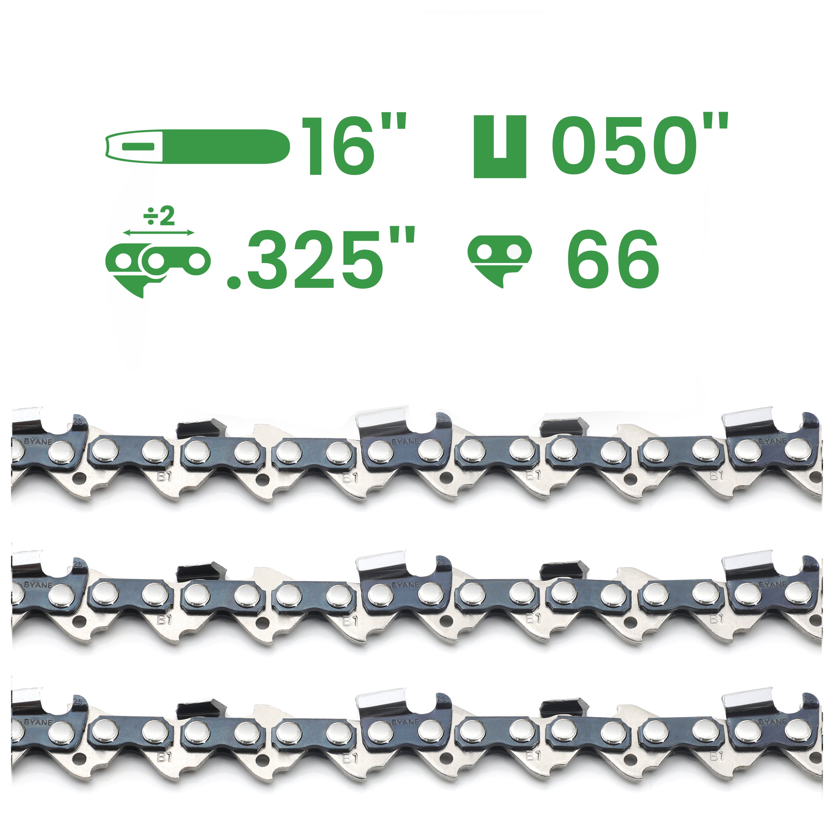 Chainsaw Chain 16 Inch, 050