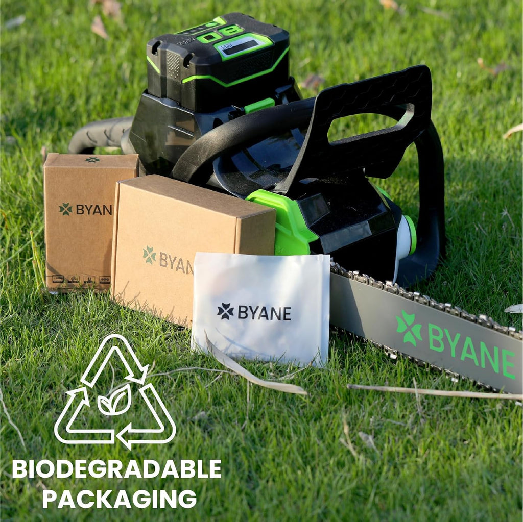 BYANE's products are packaged in their biodegradable packaging, and promote responsible trimming and maintenance practices to protect nature.